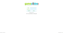 Desktop Screenshot of gamec0des.com